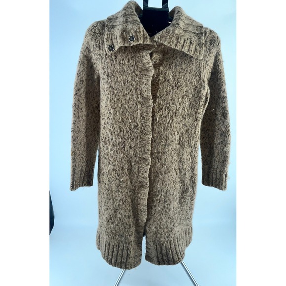 Ralph Lauren Sweaters - Ralph Lauren‎ Women's Textured Knit Long Cardigan Sweater Brown Size S